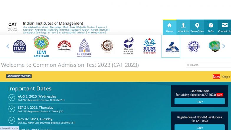 CAT Result 2023 Declared: IIM Lucknow Declares Common Admission Test ...