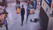 Sukhdev Gogamedi Murder Case: Fresh CCTV Footage Shows Karni Sena Chief Killers at Rewari Railway Station in Haryana, Day After Shooting Him Dead
