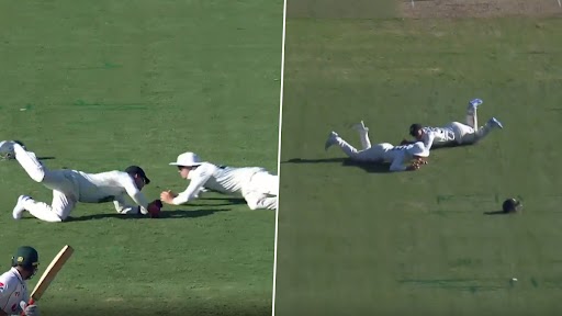 Cameron Bancroft Takes A Stunning Catch to Dismiss Faheem Ashraf During PM XI vs PAK Practice Match (Watch Video)