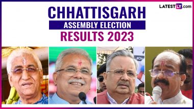 Chhattisgarh Assembly Election Results 2023: BJP Leading in 24 Seats, Congress Ahead in 22 Seats