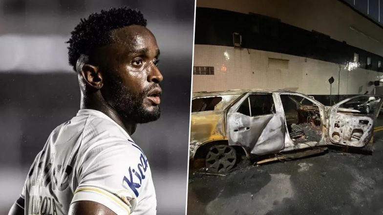 Former Chennaiyin FC Star Stiven Mendoza's Car Set on Fire by Angry Fans After Santos FC's Relegation from Brazil's Serie A