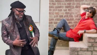 Chris Gayle Does Dunki Song 'Lutt Putt Gaya' Hook Step; Shah Rukh Khan Praises Universe Boss, Promises To Dance Together (Watch Video)