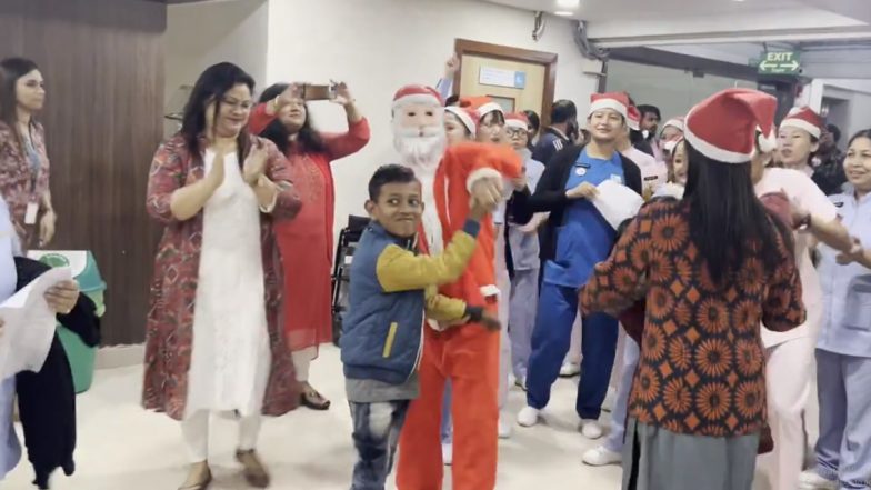 'Jingle All the Way': Nursing Staff of Apollo Hospitals in Guwahati Celebrate Christmas 2023 by Singing Carols for Patients (Watch Video)