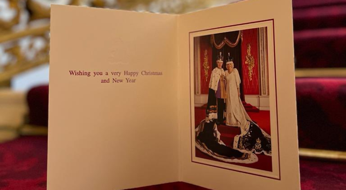 Agency News Buckingham Palace Releases Christmas Card 2023 as Part of