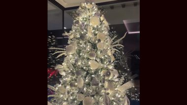 MS Dhoni House Christmas Tree Video: Wife Sakshi Shares Glimpse of Beautifully-Decorated Xmas Tree For The Holiday Season (Watch)