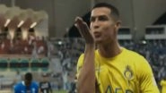Cristiano Ronaldo Blows Kisses to Fans Chanting Lionel Messi&rsquo;s Name During Al-Hilal vs Al-Nassr Match in Saudi Pro League 2023&ndash;24, Video Goes Viral!