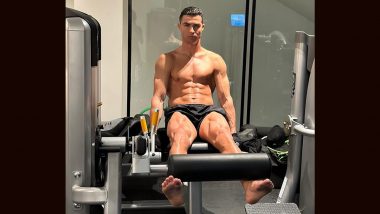 Cristiano Ronaldo Shows Off His Chiselled Physique As 38-Year-Old Al-Nassr Star Shares Picture From Gym Session