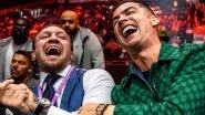 &lsquo;Best Caption Wins&rsquo; Cristiano Ronaldo Shares Picture of Bursting Out Into Laughter With Conor McGregor at Day of Reckoning Boxing Event in Saudi Arabia