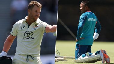 David Warner Backs Usman Khawaja After ICC Rejected His Application to Display Image of Dove and Olive Plant On His Bat and Shoes