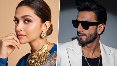 Deepika Padukone Drops Stunning Photo Posing in Blue Saree, Ranveer Singh Compliments His ‘Jaan’