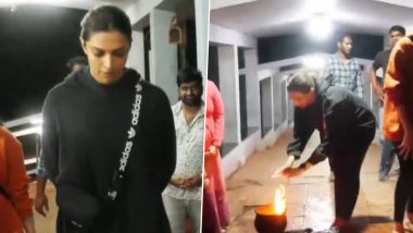 Deepika Padukone and Anisha Padukone Visit Tirumala To Offer Prayers to Lord Venkateswara; Video of Fighter Actress’ Arrival With Her Sister Goes Viral – WATCH