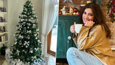 Christmas 2023: Diana Penty Happily Poses for the Camera, Offers a Sneak Peek of the Xmas Tree and Crib (View Pics)