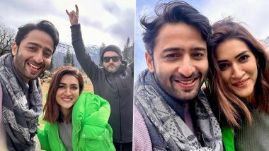 Do Patti: Shaheer Sheikh Shares Pictures With Kriti Sanon From Shashanka Chaturvedi's Set (View Post)
