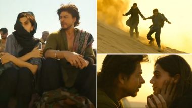 Dunki Drop 5 Song 'O Mahi': Shah Rukh Khan and Taapsee Pannu's Romantic Track by Arijit Singh Strikes a Chord (Watch Video)