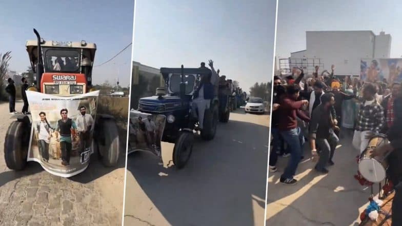 Dunki Fever: Video of Punjabi Families Driving Their Tractors to Watch Shah Rukh Khan-Starrer in Theatre Is Pure Gold – WATCH