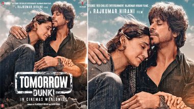 Dunki: Shah Rukh Khan Hugs and Comforts Taapsee Pannu in New Poster From Rajkumar Hirani's Movie (View Pic)