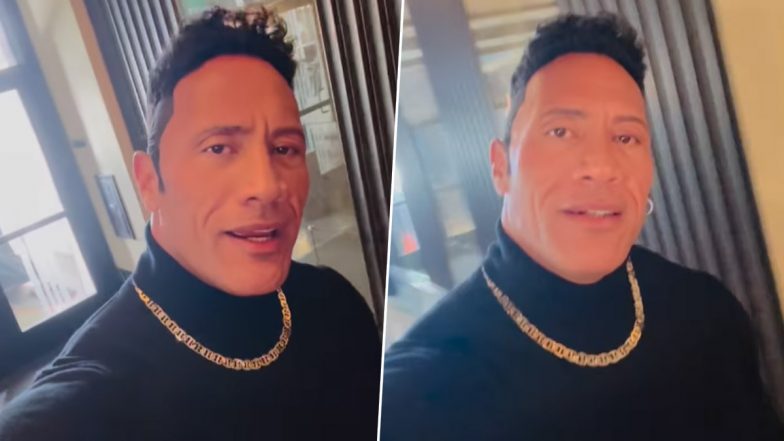 Dwayne Johnson Slays in His Iconic Turtleneck Look As He Sings Christmas Carol and Wishes His Fans! (Watch Video)