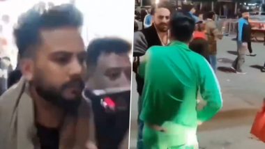 Elvish Yadav and Raghav Sharma Face Assault as They Were Almost Beaten by Mob in Jammu (Watch Viral Video)