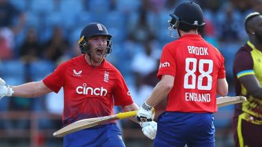 WI vs ENG 3rd T20I 2023: Phil Salt's Brilliant Century Helps England Stay Alive in T20 Series Against West Indies With Seven-Wicket Victory