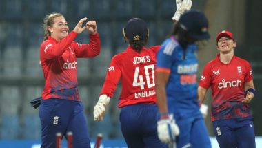 Sophie Ecclestone, Nat Sciver-Brunt, Danielle Wyatt Shine As England Women Beat India Women by 38 Runs in 1st T20I, Take 1–0 Series Lead