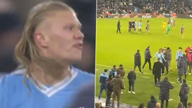 ‘F**k Off!’ Angry Erling Haaland Spotted Abusing While Engaging in Heated Exchange With Giovani Lo Celso After Manchester City’s 3–3 Draw Against Tottenham Hotspur, Videos Go Viral
