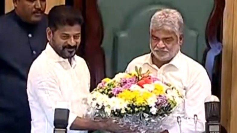 Congress Leader Gaddam Prasad Kumar Unanimously Elected Speaker of ...