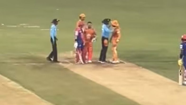 Gautam Gambhir, S Sreesanth Involved in Heated Argument During Legends League Cricket 2023 Eliminator Match, Video Goes Viral