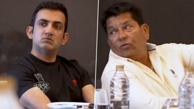 Mentor Gautam Gambhir, Head Coach Chandrakant Pandit and Other KKR Support Staff Strategise Ahead of IPL 2024 Auction (Watch Video)