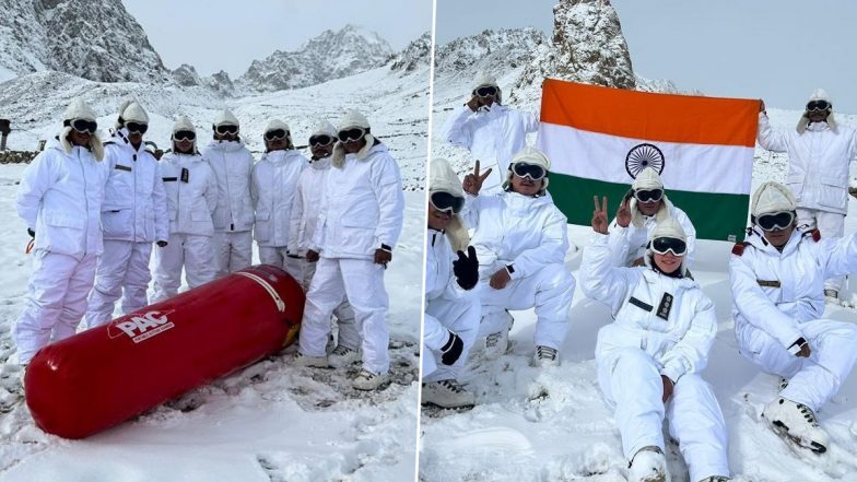 Indian Army Captain Geetika Koul Creates History, Becomes First Woman Medical Officer To Be Deployed at Siachen (See Pics)