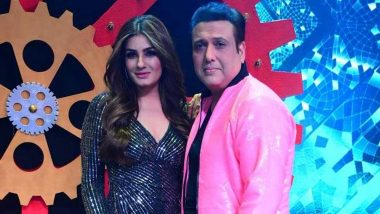 Govinda Turns 60: Raveena Tandon Wishes 'Chi Chi' on Birthday, Shares Video of Their First Song From Dulhe Raja (View Post)