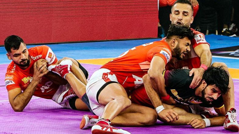 How To Watch Jaipur Pink Panthers vs Gujarat Giants, Pro Kabbadi League 2023 Game Live Streaming Online: Get Telecast Details of PKL Match With Timing in IST