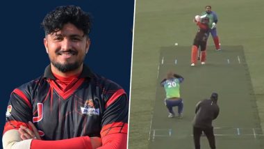 Hamza Saleem Dar Hits 193 Runs Off Just 43 Balls, Slams 22 Sixes to Register Highest Individual Score in a T10 Match During European Cricket Series