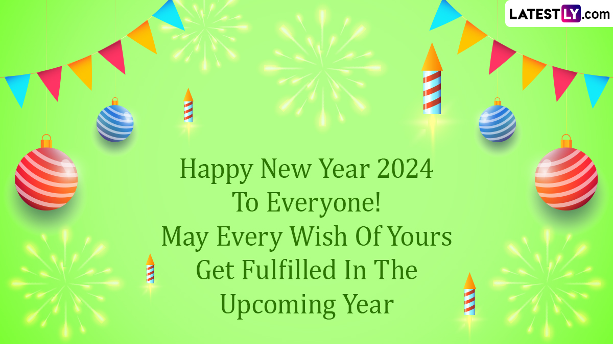 Happy New Year 2024 Wishes and HD Images WhatsApp Stickers, GIFs, HD