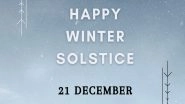 Ways To Celebrate Winter Solstice 2023: From Cultural Traditions to Festive Feasts, Time-Honoured Winter Traditions You Should Know Of