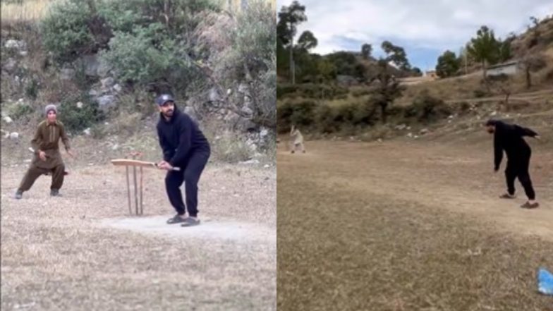 Pakistan Fast Bowler Haris Rauf Has Fun Time Playing Cricket With Children, Fans React After Video Goes Viral