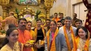 India Women's Cricket Team Captain Harmanpreet Kaur Offers Prayers at Siddhivinayak Ganapati Temple Following Test Match Victory Against Australia