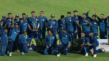 Harshal Patel's Match-Winning Spell Helps Haryana Clinch Vijay Hazare Trophy 2023 Title Defeating Rajasthan in Final