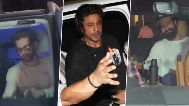 Dunki: Hrithik Roshan, Vicky Kaushal and More B-Town Stars Attend Special Screening of Shah Rukh Khan–Rajkumar Hirani’s Film (View Pics & Watch Videos)