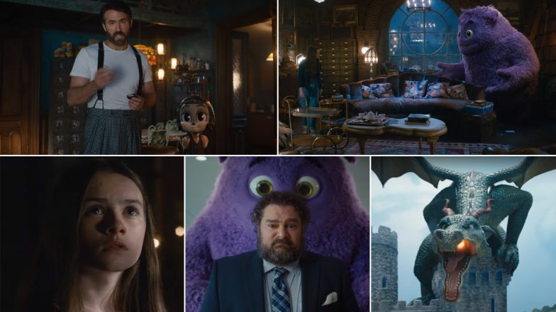 IF Trailer: Ryan Reynolds and John Krasinski's Live-Action Film Sees Imaginary Friends Coming to Life (Watch Video)