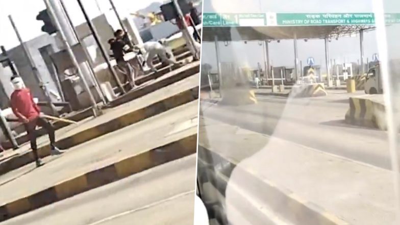 Madhya Pradesh: Mob Vandalises Toll Booth, Government Vehicles Over Monetary Dispute in Jabalpur, Video Surfaces