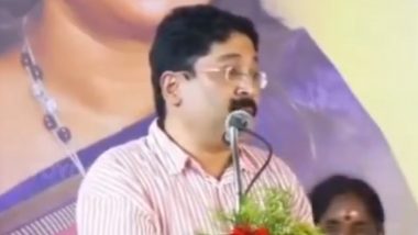 ‘People from UP, Bihar End Up Cleaning Toilets in Tamil Nadu’: DMK Leader Dayanidhi Maran Takes Dig at Hindi Speakers (Watch Video)