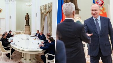 Russian President Vladimir Putin Meets EAM S Jaishankar in Moscow, Invites PM Narendra Modi to Russia (See Pics)