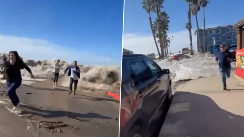 US: Large Wave Hits Ventura Beach in California, Injures Eight; Video Surfaces