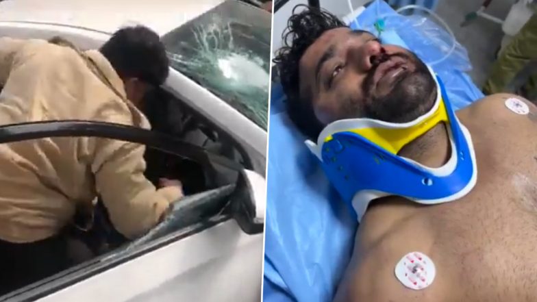 Delhi Shocker: Man Brutally Thrashed on Busy Road Near Sultanpur Metro Station, Two Arrested After Video Goes Viral