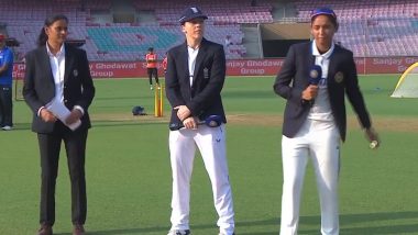 India Women vs England Women One-Off Test: IND-W Win Toss, Opt to Bat