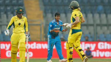 Phoebe Litchfield Stars As India Women Suffer Crushing Six-Wicket Defeat Against Australia Women in 1st ODI At Mumbai