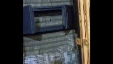 IT Raids in Odisha: Cash Haul Set to Be 'Highest-Ever' With Rs 290 Crore Seizure, 40 Counting Machine Deployed (Watch Video)