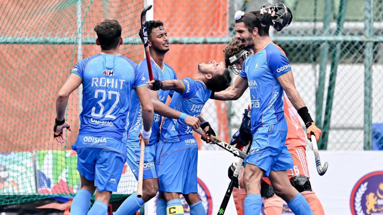 How To Watch India vs Germany FIH Hockey Men’s Junior World Cup Malaysia 2023 Semi-Final Match Live Streaming Online: Get Telecast Details of IND vs GER Hockey Match With Timing in IST