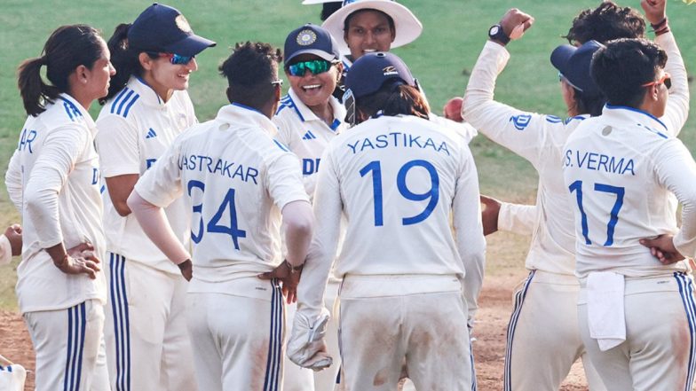 IND-W vs AUS-W One-Off Test 2023 Result: Smriti Mandhana Stars as India Women beat Australia Women by Eight Wickets