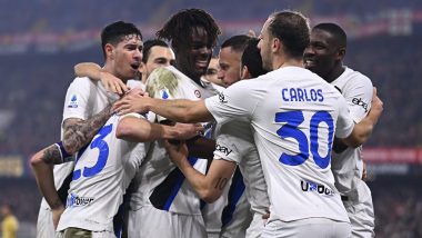Serie A 2023–24: Inter Milan Extends Italian League Lead With Draw Against Genoa; Napoli Held and Lazio, Fiorentina Win